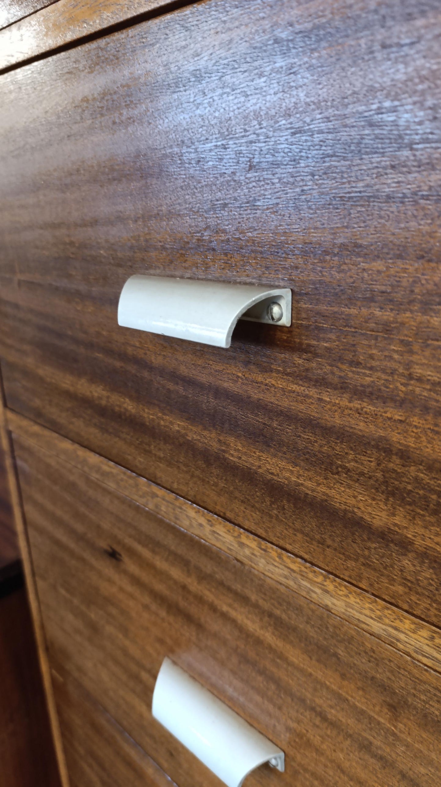 Vintage Mid-Century Teak Filing Cabinet - Deep Drawers with Dividers