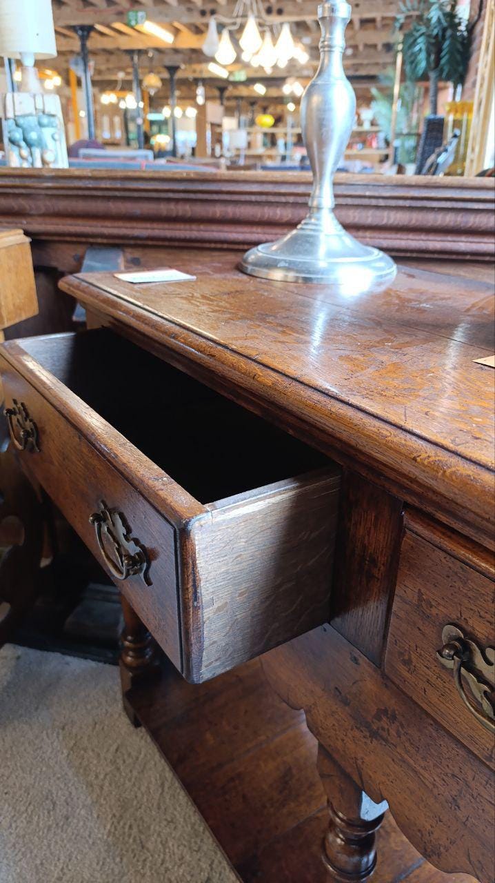 Titchmarsh & Goodwin Solid Oak Pot-Board Dresser Base