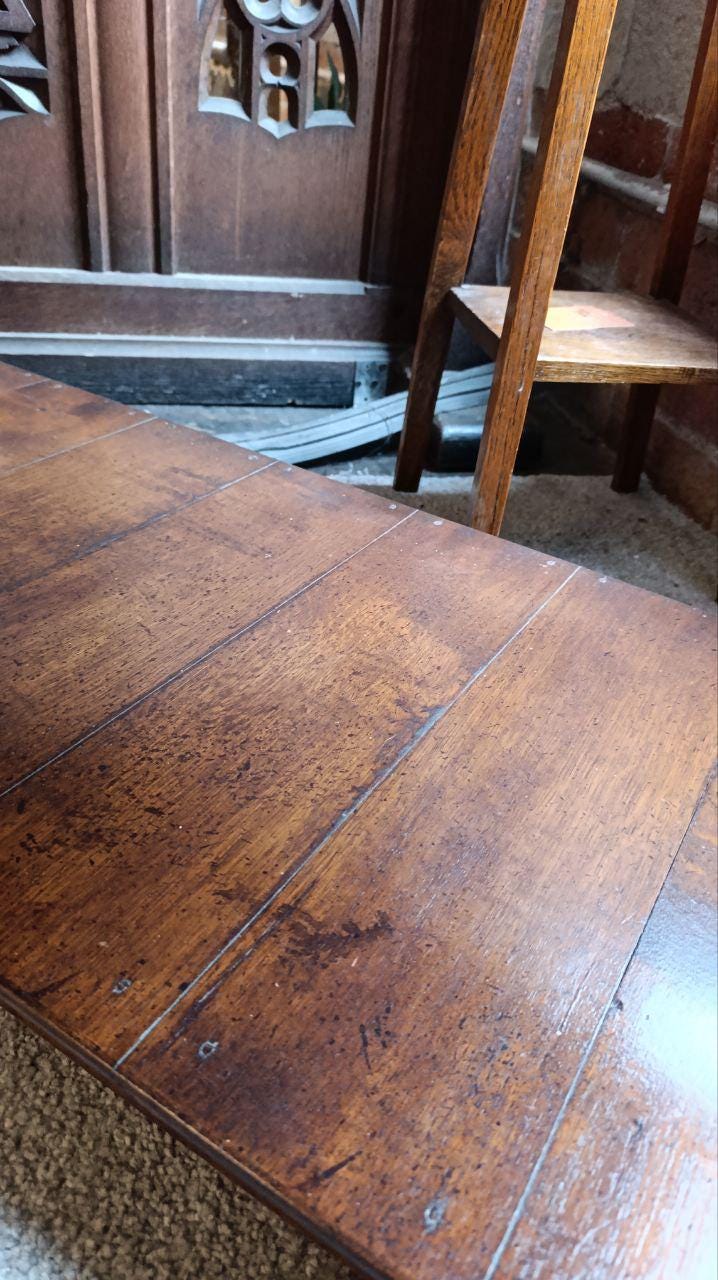 Titchmarsh & Goodwin Solid Oak Pot-Board Dresser Base