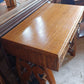 Arts & Crafts Revival Oak Veneered Console Table