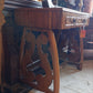 Arts & Crafts Revival Oak Veneered Console Table
