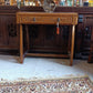 Arts & Crafts Revival Oak Veneered Console Table