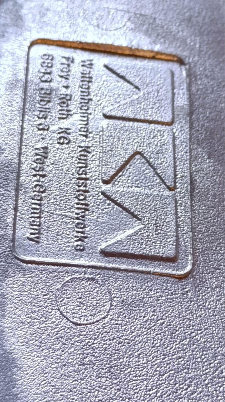 Mid Century West German Dining Table with Four Swivel Chairs in Blue Upholstery