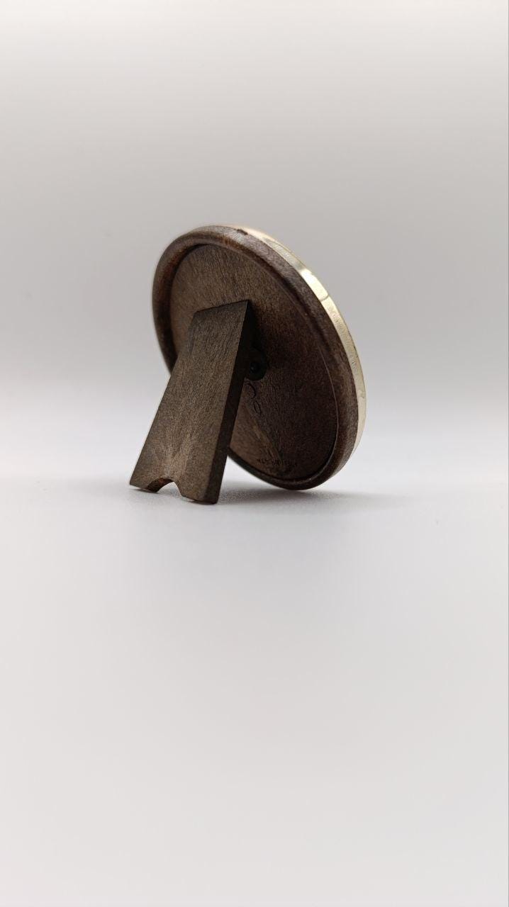 Italian Sterling Silver Photograph Frame, Sheffield Import Marks, c. Late 20th Century