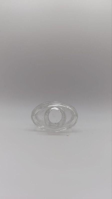 Sterling Silver Mounted Glass Scent Bottle, London 1928