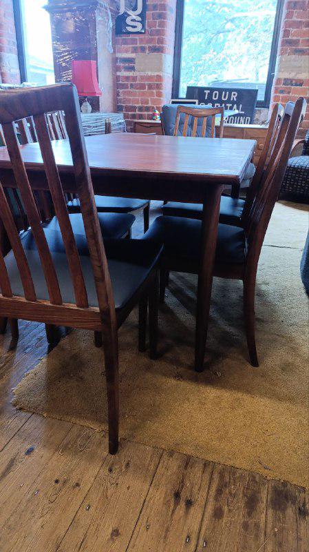 G Plan Fresco Extending Teak Dining Table & Six Chairs, 1960s–1970s