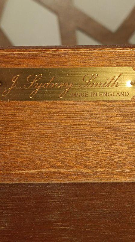 20th Century Georgian Revival Corner Writing Desk & Matching Tub Chair by J. Sydney Smith