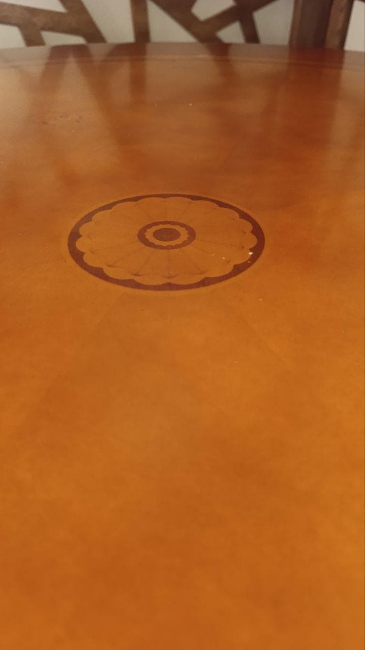 A Reproduction American Emprire / Late Regency Revival Round Pedestal Dining Table – 131cm