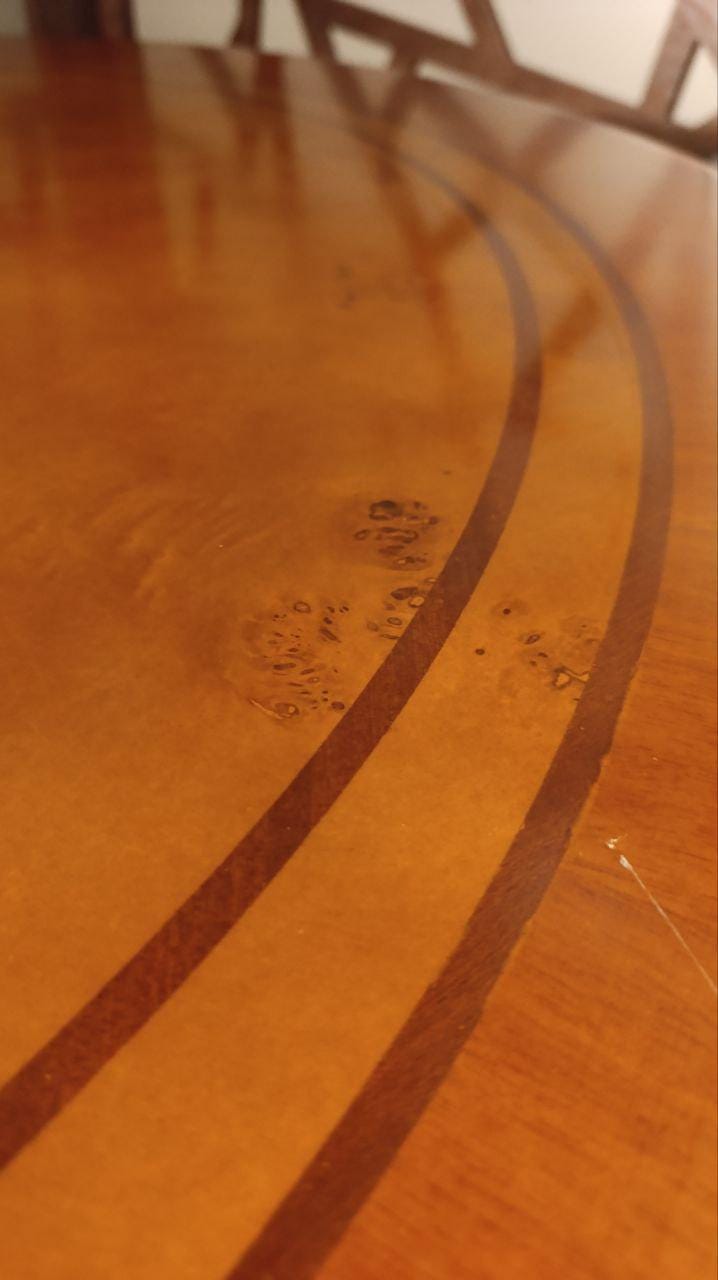 A Reproduction American Emprire / Late Regency Revival Round Pedestal Dining Table – 131cm