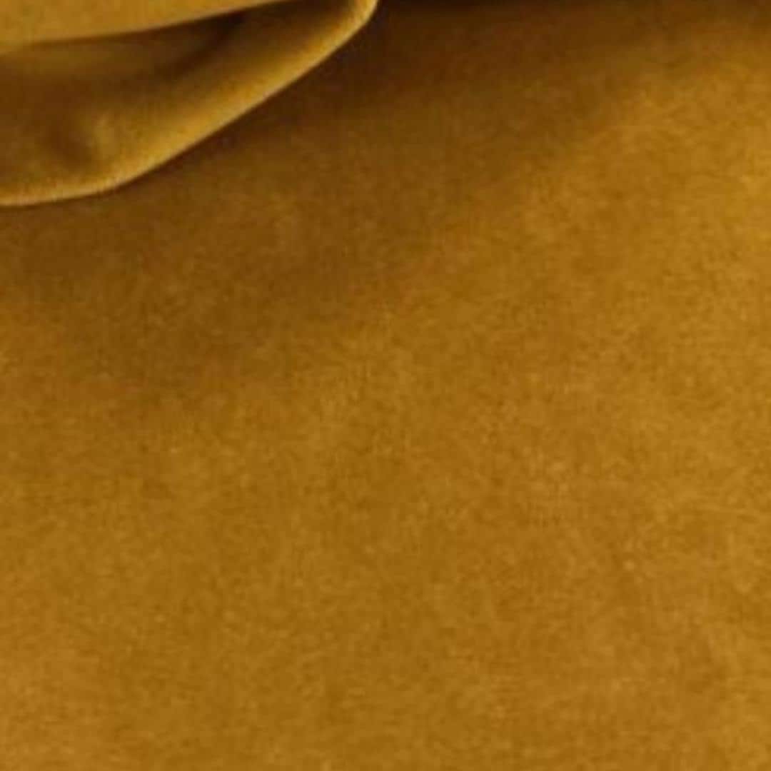 Handcrafted Velvet 2 Seater Sofa in Mustard | British Design, Mid-Century Style