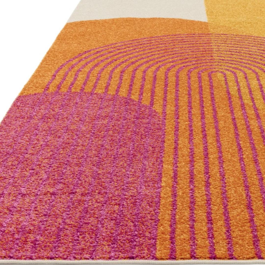 Arcadia Solis Rug – Mustard & Magenta 290 x 200