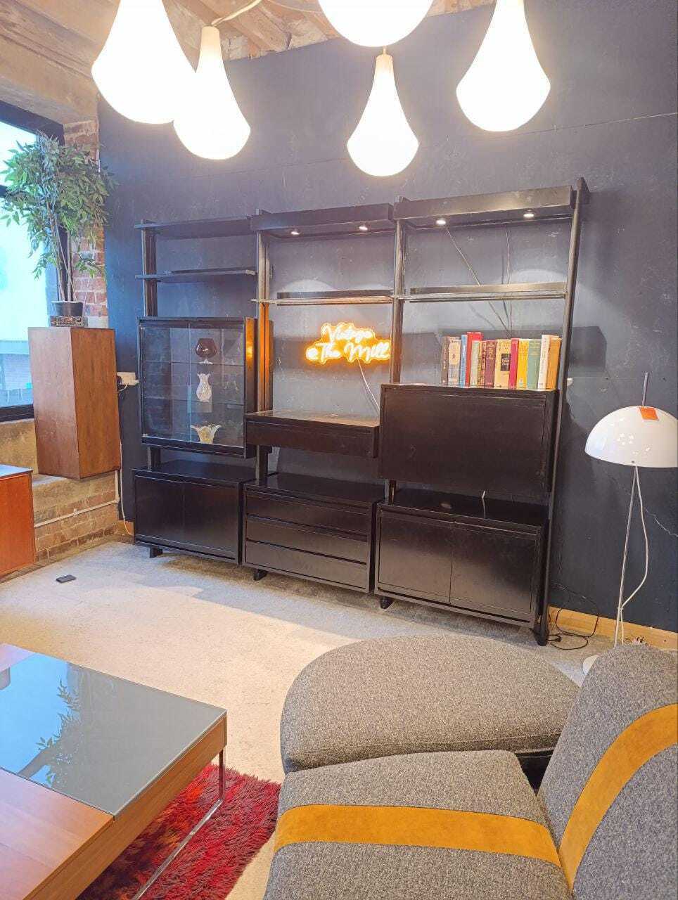 Ligne Roset Modular Wall System with Bar and Lighting, Listed as 2020 — photograph 5