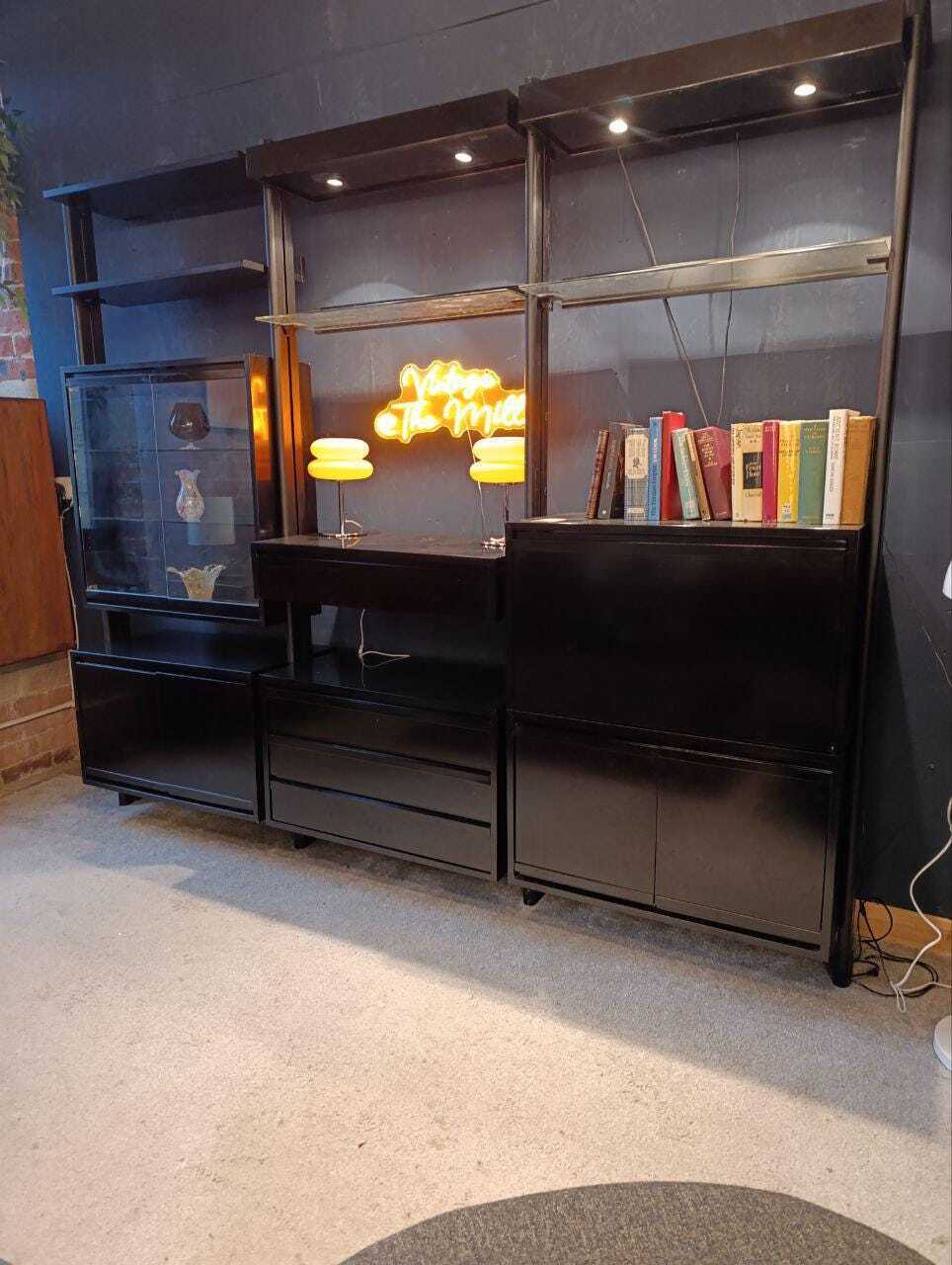Ligne Roset Modular Wall System with Bar and Lighting, Listed as 2020 — photograph 1