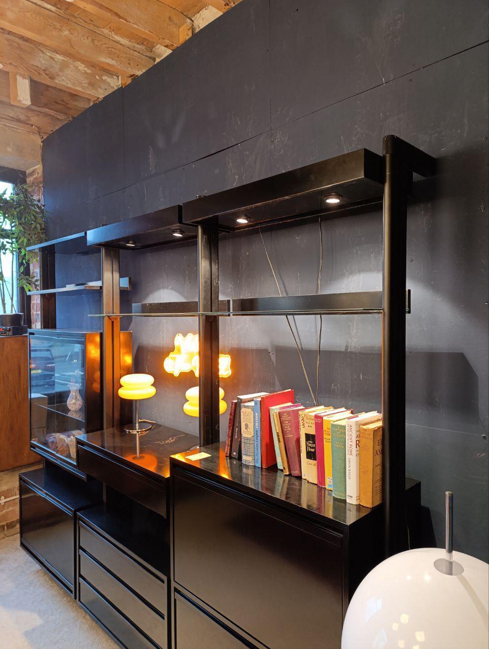Ligne Roset Modular Wall System with Bar and Lighting, Listed as 2020 — photograph 4