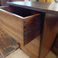 Teak Pedestal Desk with Ebonised Top, 1980s — photograph 9