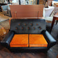 Mid-Century Two-Seater Sofa with New Upholstery — photograph 2