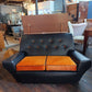 Mid-Century Two-Seater Sofa with New Upholstery — photograph 1