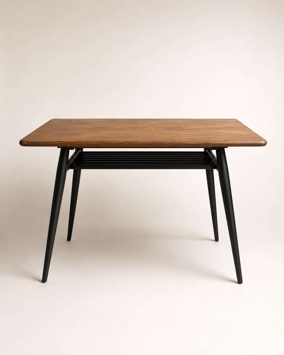 Ercol Model 393 Elm and Beech Breakfast Table, Refinished — photograph 1