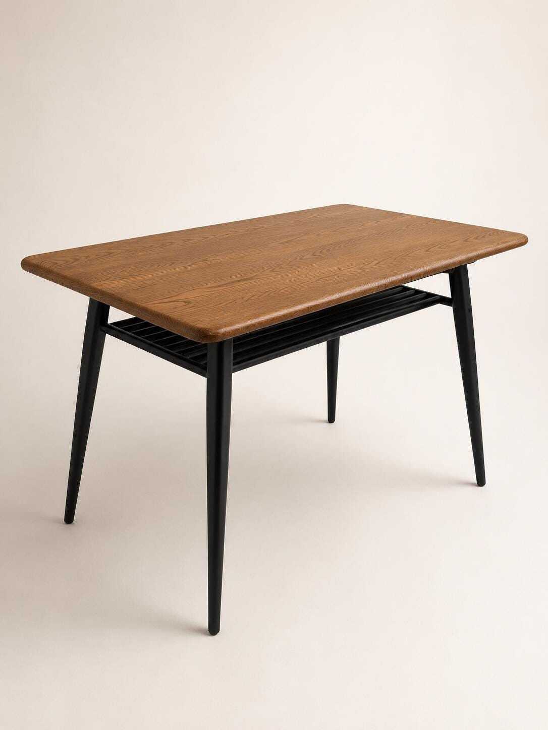 Ercol Model 393 Elm and Beech Breakfast Table, Refinished — photograph 3