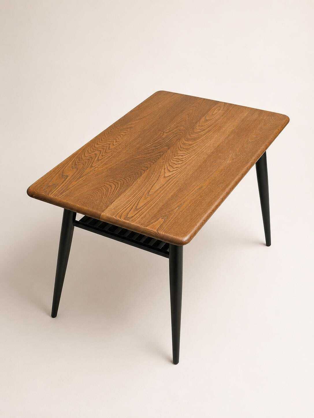 Ercol Model 393 Elm and Beech Breakfast Table, Refinished — photograph 5