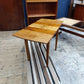Teak Draw-Leaf Coffee Table with Hidden Storage — photograph 3