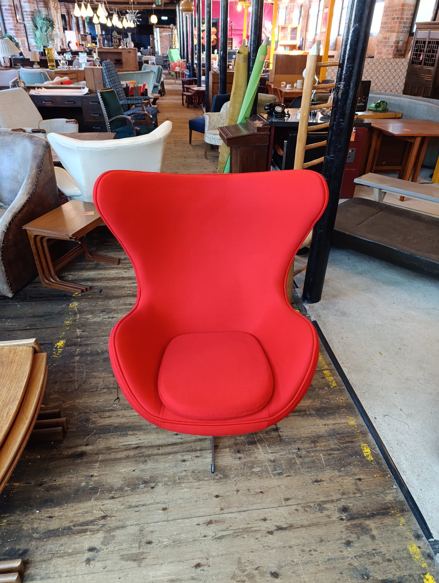 Mid-Century Modern Egg Chair, Swivel Base, 1960s Design | Choose Your Upholstery