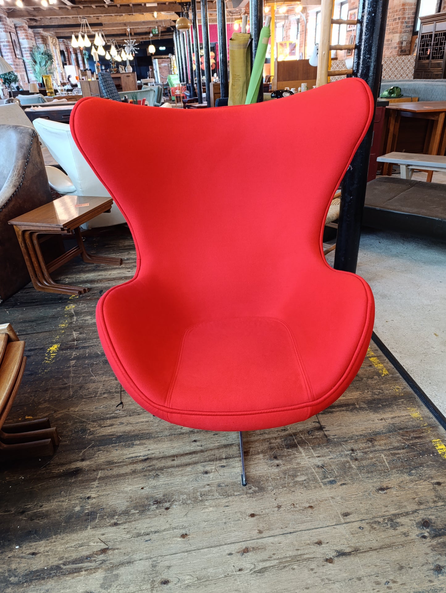 Mid-Century Modern Egg Chair, Swivel Base, 1960s Design | Choose Your Upholstery