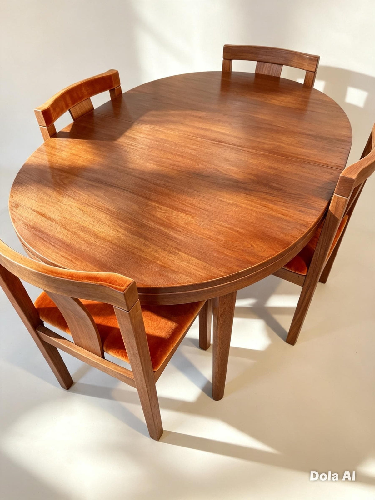 Skaraborgs Teak Dining Table and Six Vamdrup Chairs — photograph 7