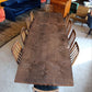 Danish Walnut and Rosewood Dining Table with Ten G Plan Chairs — photograph 2