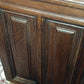 Tudor Revival Oak Coffer with Heraldic Carving — photograph 16