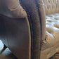 Grey Leather Chesterfield-Style Sofa — photograph 7
