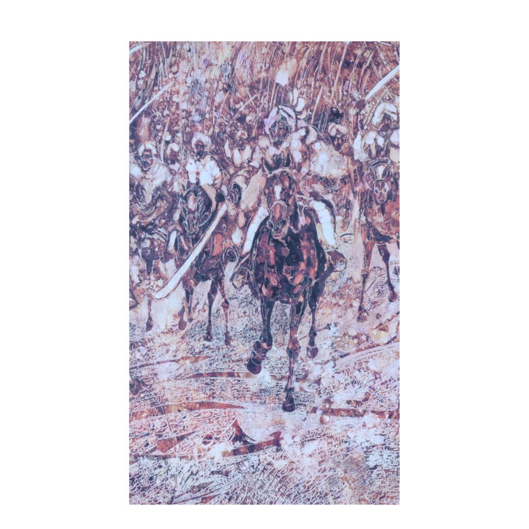 Arab Warriors of the Medieval Period: Framed Print - A Unique Piece of History in Bespoke Wooden Frame