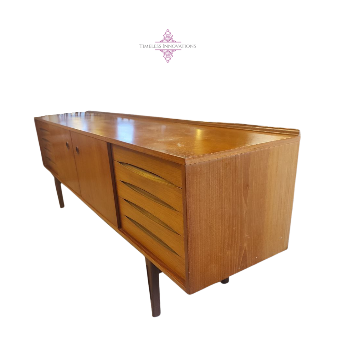 Vintage Teak Norwegian Sideboard by Fredrik Kayser for Gustav Bahus