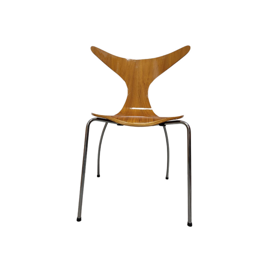 Set of 4 Danish Dining Chairs by Bjarke Nielsen for Dan-Form