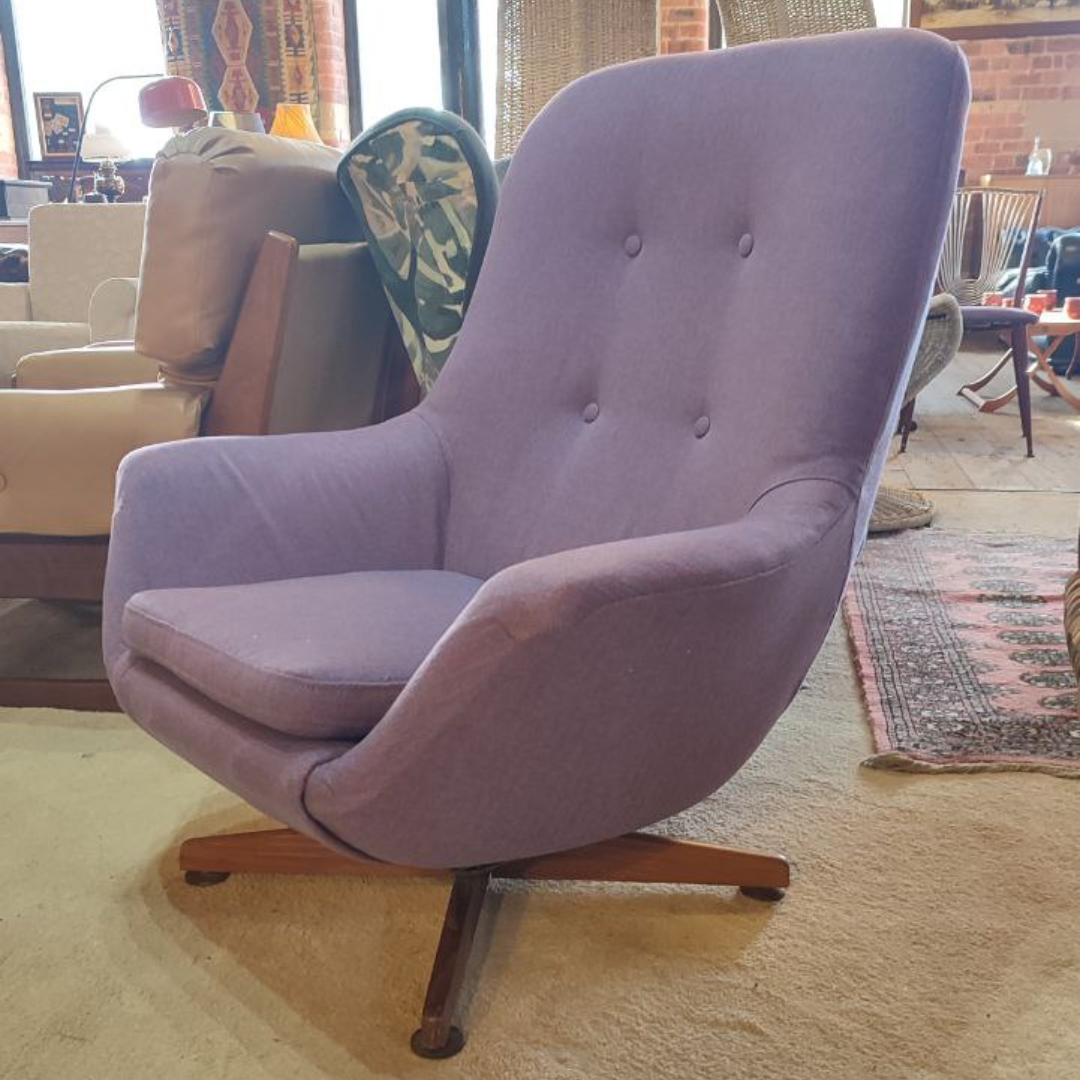 Swivel chair top mid century modern