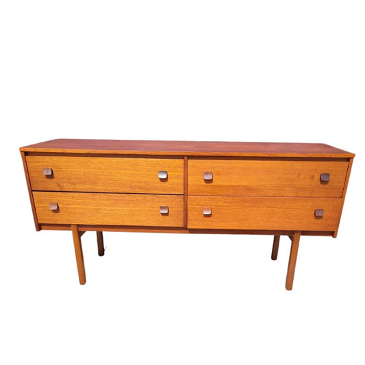 British Mid Century Teak Dressing Table / Sideboard by Symbol