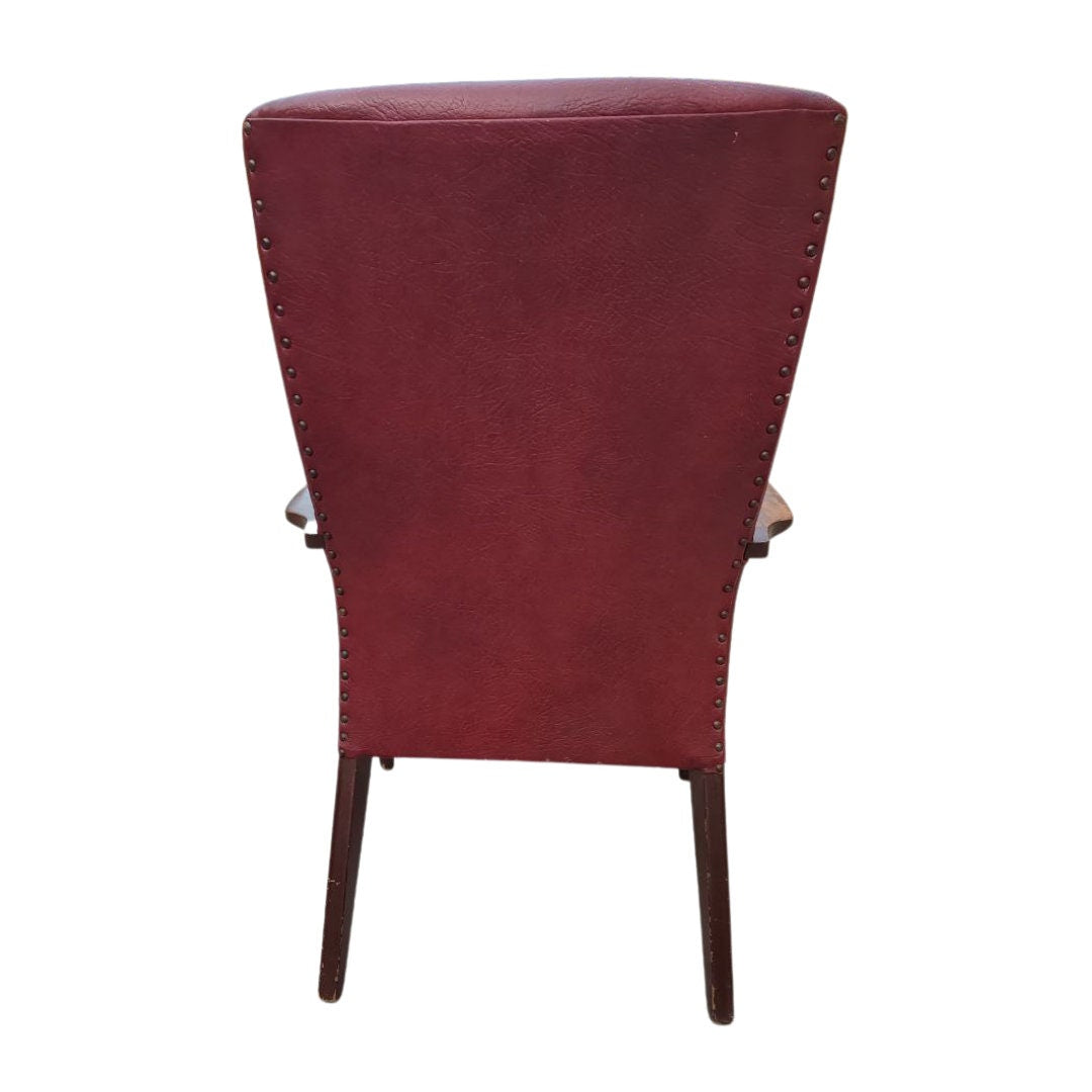 Maroon deals wingback chair