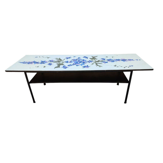 Mid Century Floral Design Coffee Table by John Piper for Terence Conran